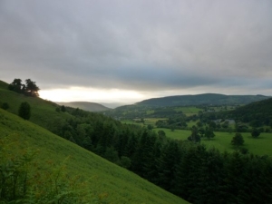 Hill near Penlanole, Wales - by Faye Thomas